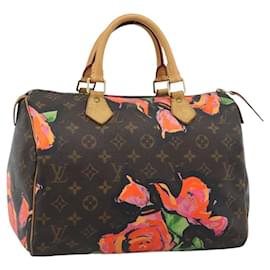 LOUIS VUITTON Borsa Monogram Rose Speedy 30 Arancione Rosa M48610 Auth ka4783SAV