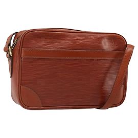 LOUIS VUITTON Epi Trocadero 23 Borsa a tracolla Marrone M52313 LV Auth 186055