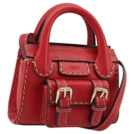 Borsa Chloe in pelle 2way Rosso Oro Auth BA13481A - Chloé