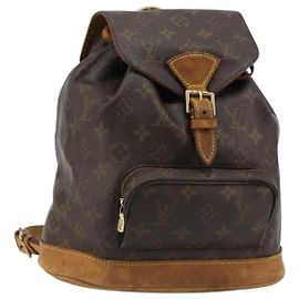 LOUIS VUITTON Zaino Monogram Montsouris PM M51137 LV Auth 185497