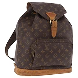 LOUIS VUITTON Monogram Montsouris MM Rucksack M51136 LV Auth 186812