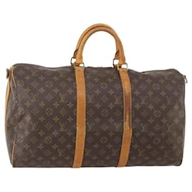 LOUIS VUITTON Monogram Keepall Bandouliere 50 Bolso Boston M41416 LV Auth bs35315 - Louis Vuitton