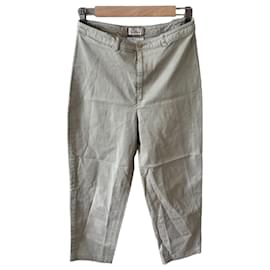 Thomas Burberry Baumwoll-Chinos in Beige