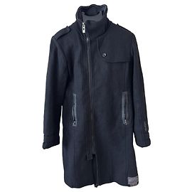 Autre Marque G-Star Raw Men's Black Wool Blend Coat