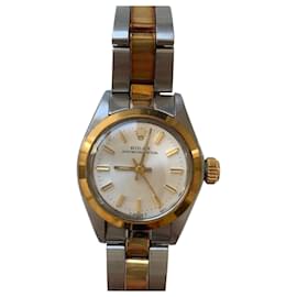 Rolex Oyster Perpetual Uhr Bicolor Gold und Stahl