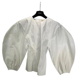 Autre Marque AWAKE MODE Top mangas globo blanco