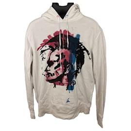 Diesel Kapuzenpullover Weiß mit Grafikprint