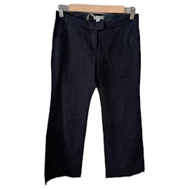 Burberry Pantaloni bambini misto cotone nero