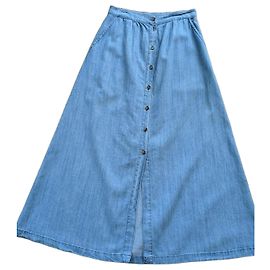 Ekyog Falda Maxi de Lyocell Azul Claro