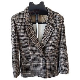 Blazer Burberrys de lana pata de gallo