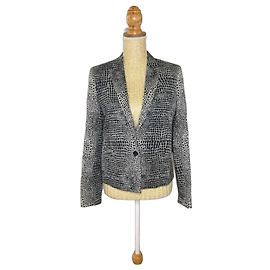 The Kooples Blazer mit Krokodil-Print