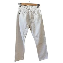 Levi's 501 Vaqueros Denim Blanco
