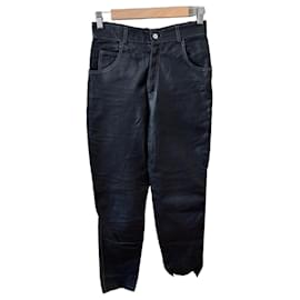 Levi's Pantalon en cuir noir
