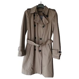 Comptoir Des Cotonniers Trench beige in cotone