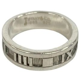 Tiffany & Co Anello Tiffany Vintage Atlas Band in argento sterling