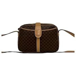 CELINE Vintage Macadam Blazon Triomphe Logo Mini Schultertasche - Céline