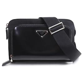 Borsa a tracolla Prada Re-Nylon in pelle Saffiano