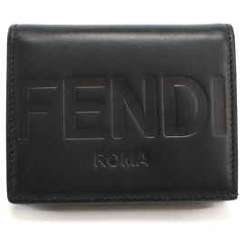Fendi Damenbörse Bi-fold in Schwarz