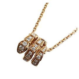 Collana Serpenti Viper in oro rosa 18K di Bvlgari con diamanti - Bulgari