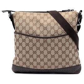 Gucci Beige GG Canvas Crossbody