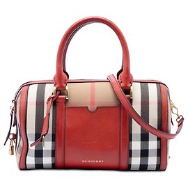 Borsa Burberry Brown Medium House Check Canvas Sartorial Alchester