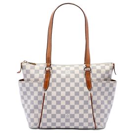 Louis Vuitton Bianco Damier Azur Totally PM