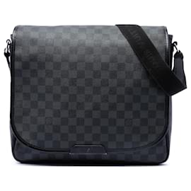 Louis Vuitton Black Damier Graphite Daniel MM