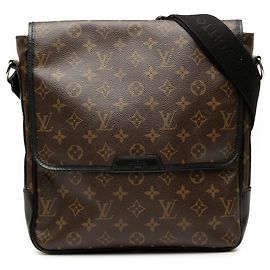 Louis Vuitton Marrone Monogram Macassar Bass MM