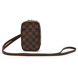 Louis Vuitton Marrone Damier Ebene Etui Okapi GM