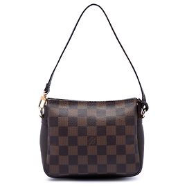 Louis Vuitton Marrone Damier Ebene Trousse Pochette