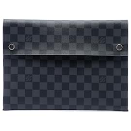 Louis Vuitton Pochette Alpha GM in Damier Graphite nero