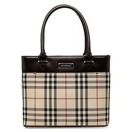 Borsa in tela Burberry Beige House Check