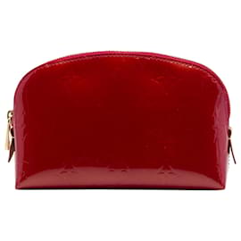 Pochette trucchi Louis Vuitton Red Monogram Vernis