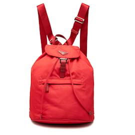 Zaino Prada Red Tessuto