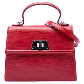 Louis Vuitton Red Epi Sevigne PM
