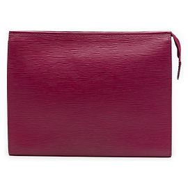 Beauty case Louis Vuitton in Epi Toile rosa 26