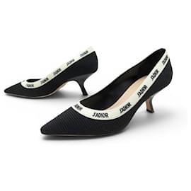 DIOR J'ADIOR PUMPS KCP549ECFS900 37.5 SCHWARZES TUCH - Dior