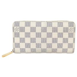 LOUIS VUITTON ZIPPY WALLET N41660 DAMIER AZUR CANVAS