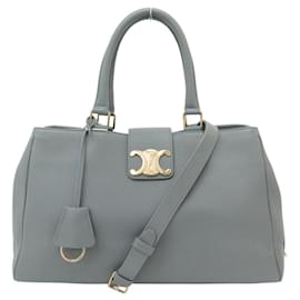Céline NUOVA BORSA CELINE APPOLINE MEDIUM 114963FK6 PELLE GRIGIA A SPALLA