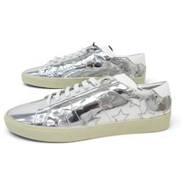 NEW SAINT LAURENT SHOES 472389 42IT 43 FR BASKETS COURT CLASSIC STARS - Saint Laurent
