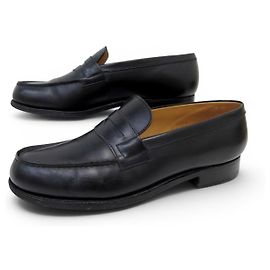 Mocassini JM WESTON 180 6C 39.5 40 in pelle nera
