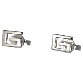 Gucci G Logo Ohrstecker 18K Weißgold