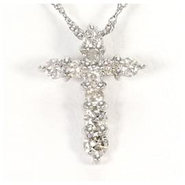Autre Marque Collana in platino PT900/PT850 con diamante