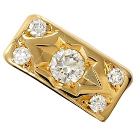 18K Gelbgold Diamantring - Autre Marque