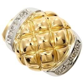 Autre Marque Ringband aus Platin und 18K Gelbgold
