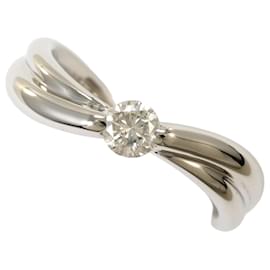 Autre Marque PT1000 Platinring mit Diamant