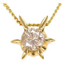 Autre Marque Collana in oro giallo 18K e diamanti