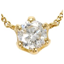 Autre Marque Collana in oro giallo 18K con diamante