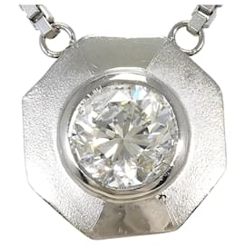 Autre Marque Collana in platino PT850 con diamante