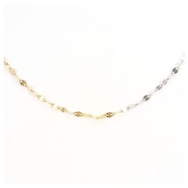 Autre Marque Collana in oro 18K bianco rosa e giallo
